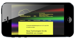 Website www.deutscher-mobilitaetskongress.de